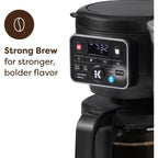 Keurig K-Duo Hot & Iced Single Serve & Carafe Coffee Maker, Multistream Technology, 72Oz Reservoir (Gen 2) | Multistream Tech, Brews K-Cup Pods And Grounds, Brew-Over-Ice, Strong And Extra Hot, 6-12 Oz Cups, 6-12 Cup Carafe