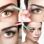 SWEET VIEW 7pcs Eyebrow Tweezers Kit for Women Precision Plucker with Brow Scissors & Razor & Spoolie for Facial, Chin, Brow, Splinter and Ingrown Hair