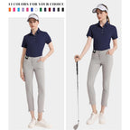 Women's Polo Shirts UPF 50+ Casual Sun Protection Work Quick Dry 4 Buttons Short Sleeve Collared Golf Shirt XS-3XL