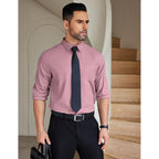 Coofandy Mens Dress Shirts Wrinkle Free Long Sleeve Button Down Shirts Formal Business Shirt