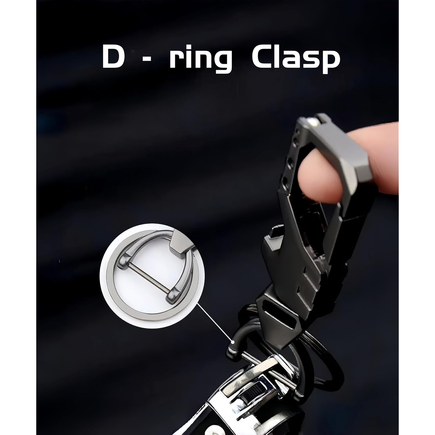 3pcs Heavy Duty Keychain Opener with 2 Keyrings Car Keychains, Multifunctional Toolbox for Men,Car Keychains