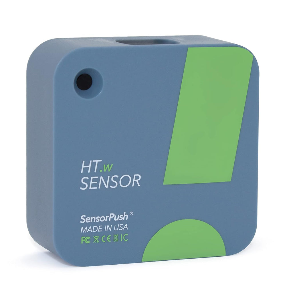 Ht.W Smart Temperature Sensor & Humidity Sensor - Thermometer & Hygrometer W/App Monitoring - Water Resistant Temperature And Humidity Monitor W/Heat Index For Rv, Fridge & More