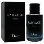 Dior Sauvage Parfum Spray For Men 2.0 Ounces, Clear