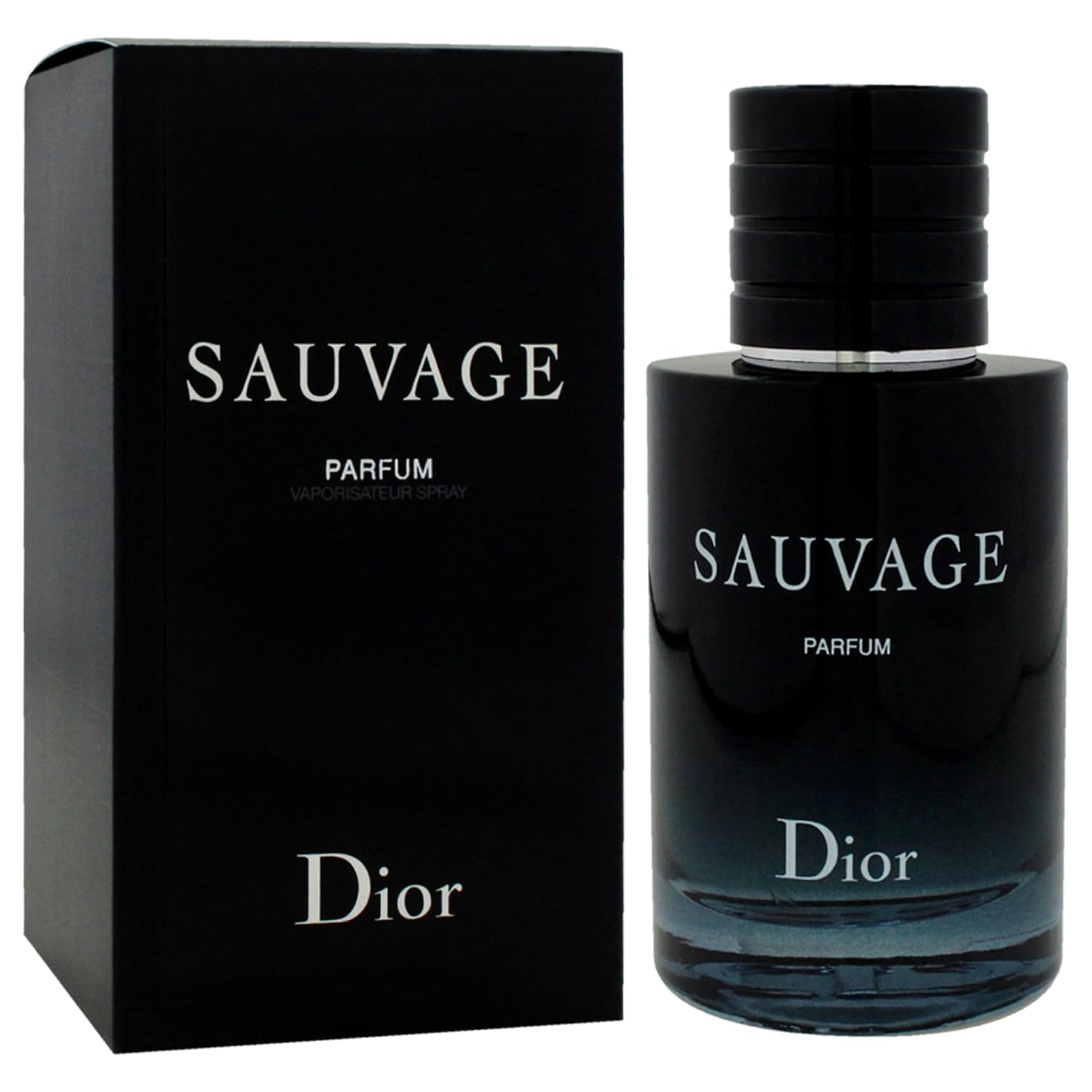 Dior Sauvage Parfum Spray For Men 2.0 Ounces, Clear