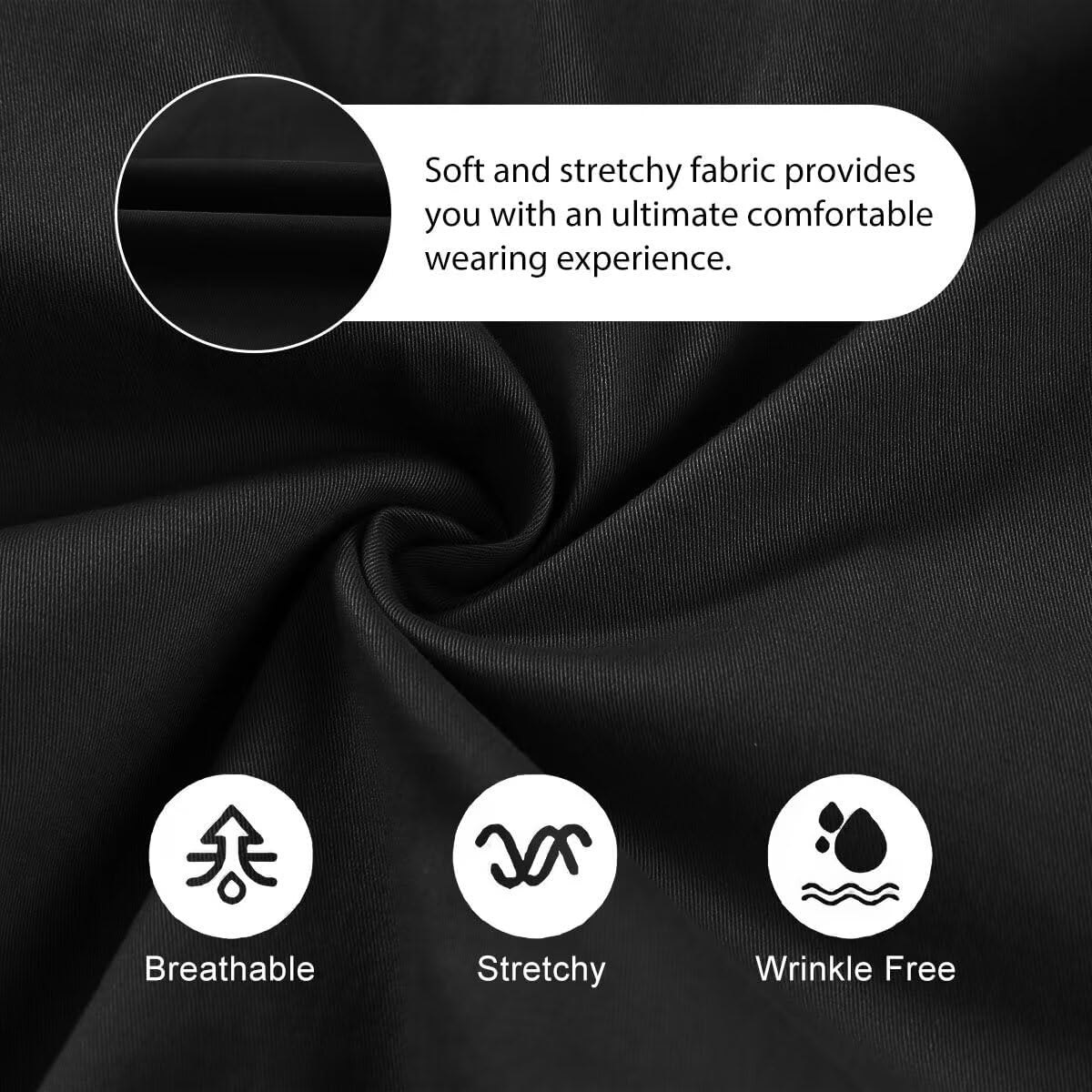 Dokotoo Men Mens Cargo Shorts Casual Waist Elastic Drawstring Outdoor Golf Shorts With 6 Pockets