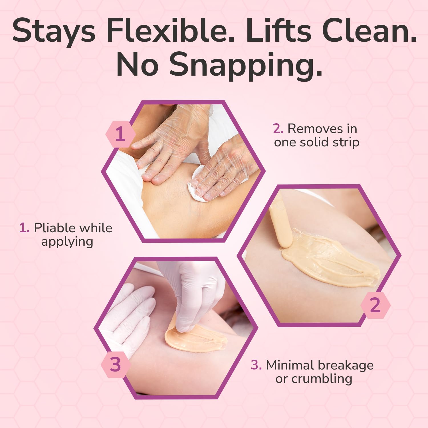 WAXXED Cream Hard Wax Beads 2.2LB – Professional Cream Hard Wax for Hair Removal – Titanium Dioxide Infused Wax Beads for Sensitive Skin – Smooth Application & Clean Removal – Salon & Home Use