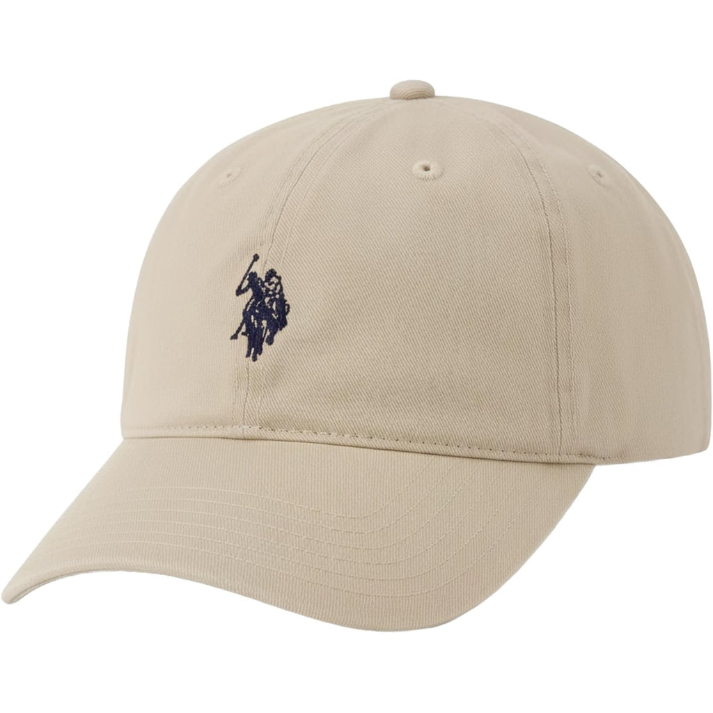 U.S. Polo Assn. Baseball Cap, 100% Cotton Adjustable Dad Hat with Small Pony Logo