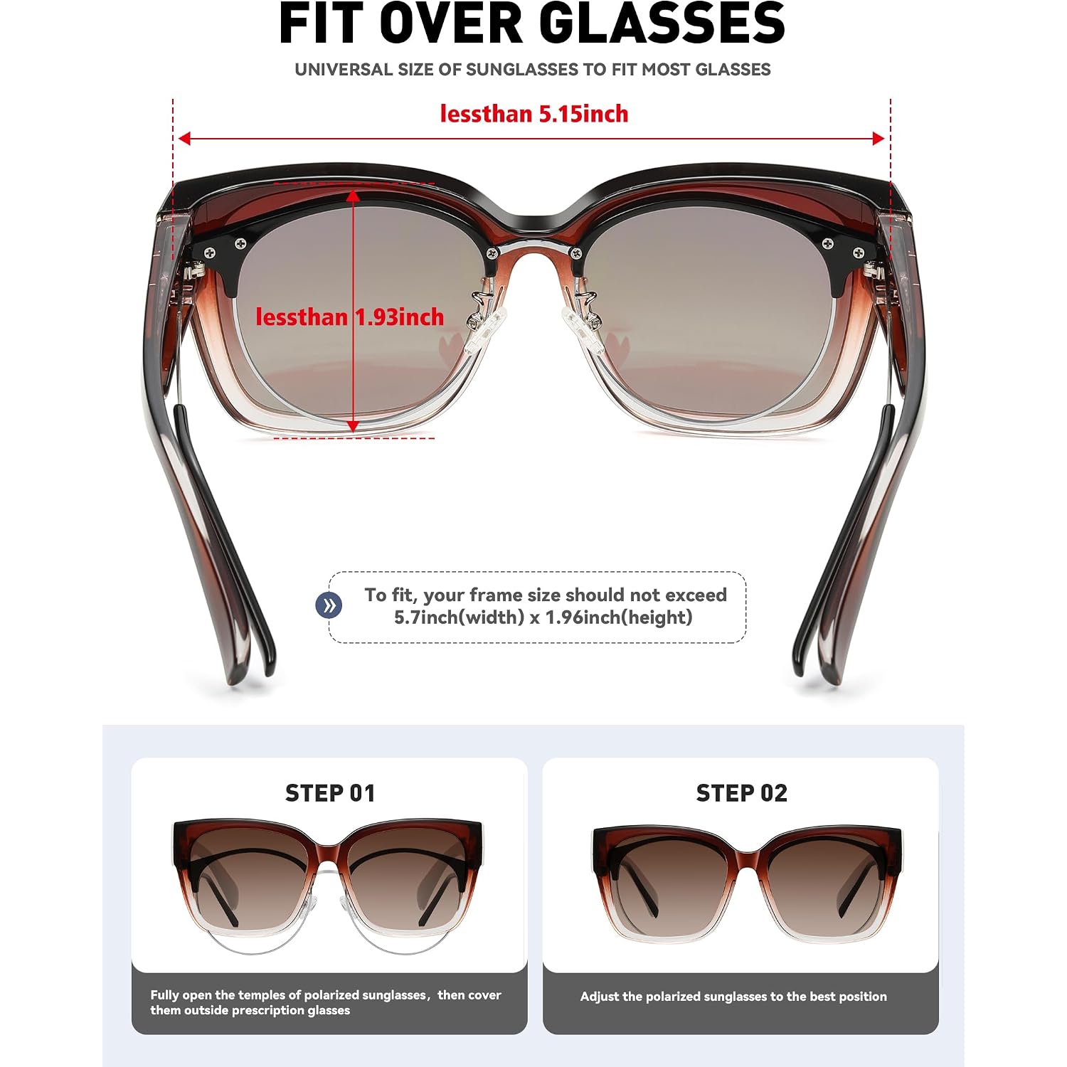 Meetsun Oversized Fit Over Glasses Sunglasses For Women Men Large Trendy Polarized Sunglasses For Driving Uv Protection