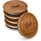 Ball® Jar Lids, 5 Pack Ball Jar Wooden Storage Lids