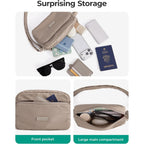 Bagsmart Foldable Crossbody Bags For Women, Small Travel Purses Hobo Bag | 2.4L Mini For Daily Travel Campus, Water-Resistant Sling Bag, Cute Travel Purse, Classic Shoulder Bag