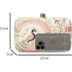 Longing To Buy Hand Crafted Designer Box Clutch - Zari Embroidery For Women
