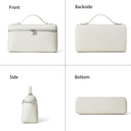 Doris&Jacky Small Leather Crossbody Bag For Women Designer Mini Top Handle Clutch Phone Bag With Adjustable Shoulder Strap