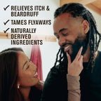 Every Man Jack Beard Oil & Scruff Softening Butter Bundle - Sandalwood Fragrance - Rejuvenates, Hydrates & Styles Dry Beards - Naturally Derived with Cocoa Butter and Shea Butter