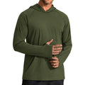 Coofandy Men'S Spf 50+ Sun Shirts Long Sleeve Rash Guard Thin Summer Hoodie Sun Protection Fishing Shirt With Thumbhole
