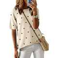 Dokotoo Womens Tops 2026 Casual Summer Crewneck Short Sleeve Striped Color Block Knit High Low Trendy Pullover Sweaters