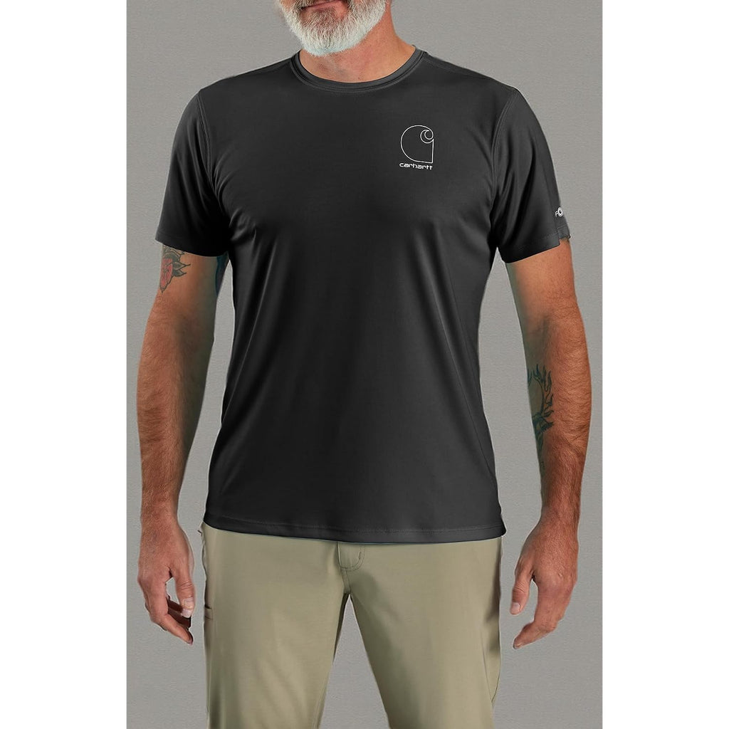 Carhartt Men'S Force Sun Defender Lightweight Short-Sleeve Logo Graphic T-Shirt