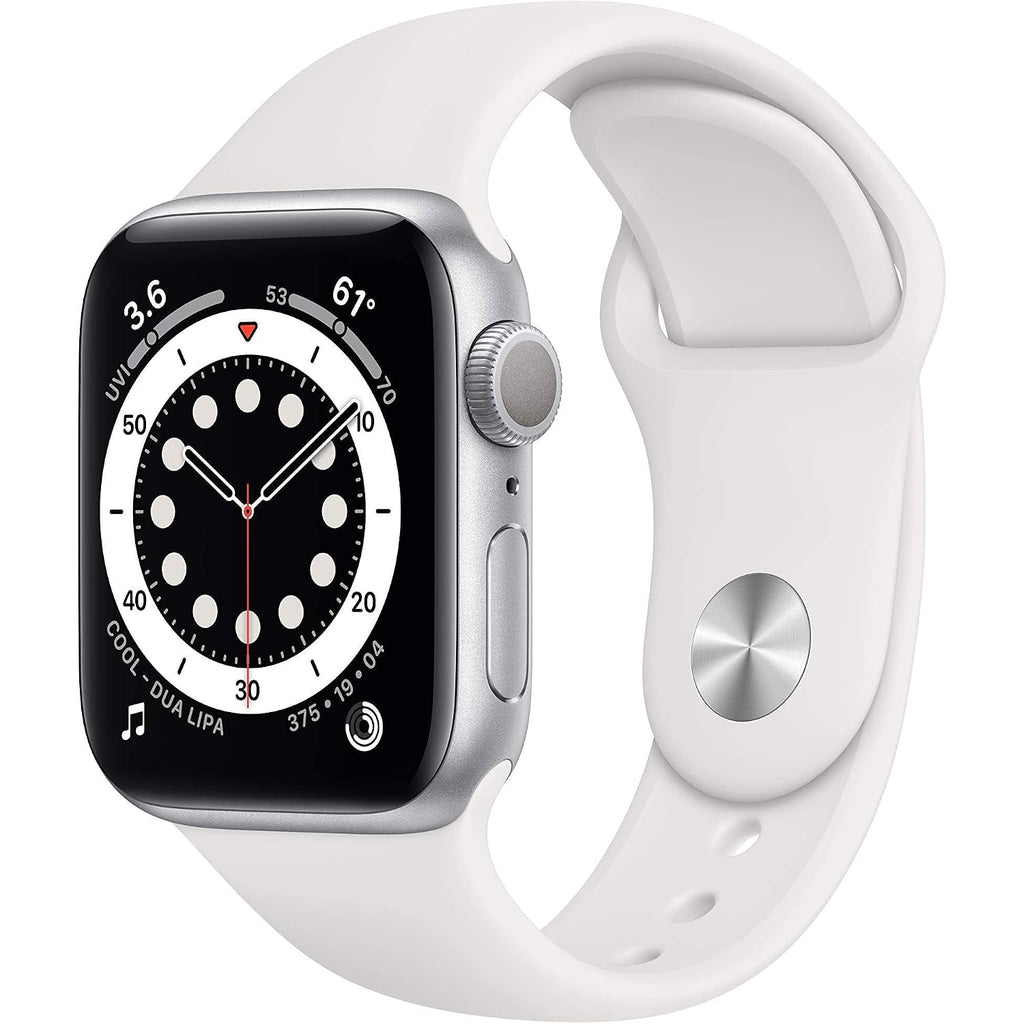 Apple Watch Series 6 (Gps, 40Mm) - Silver Aluminum Case With White Sport Band (Renewed)