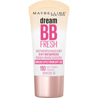 Maybelline Dream Fresh Skin Hydrating Bb Cream, 8-In-1 Skin Perfecting Beauty Balm With Broad Spectrum Spf 30, Sheer Tint Coverage, Oil-Free, Light/Medium, 1 Fl Oz