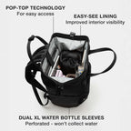 Cascade Standard Backpack, 21L, Black | Weatherproof Construction, Perfect For Daily Use And Travel, Padded Laptop Sleeve And Adjustable Straps