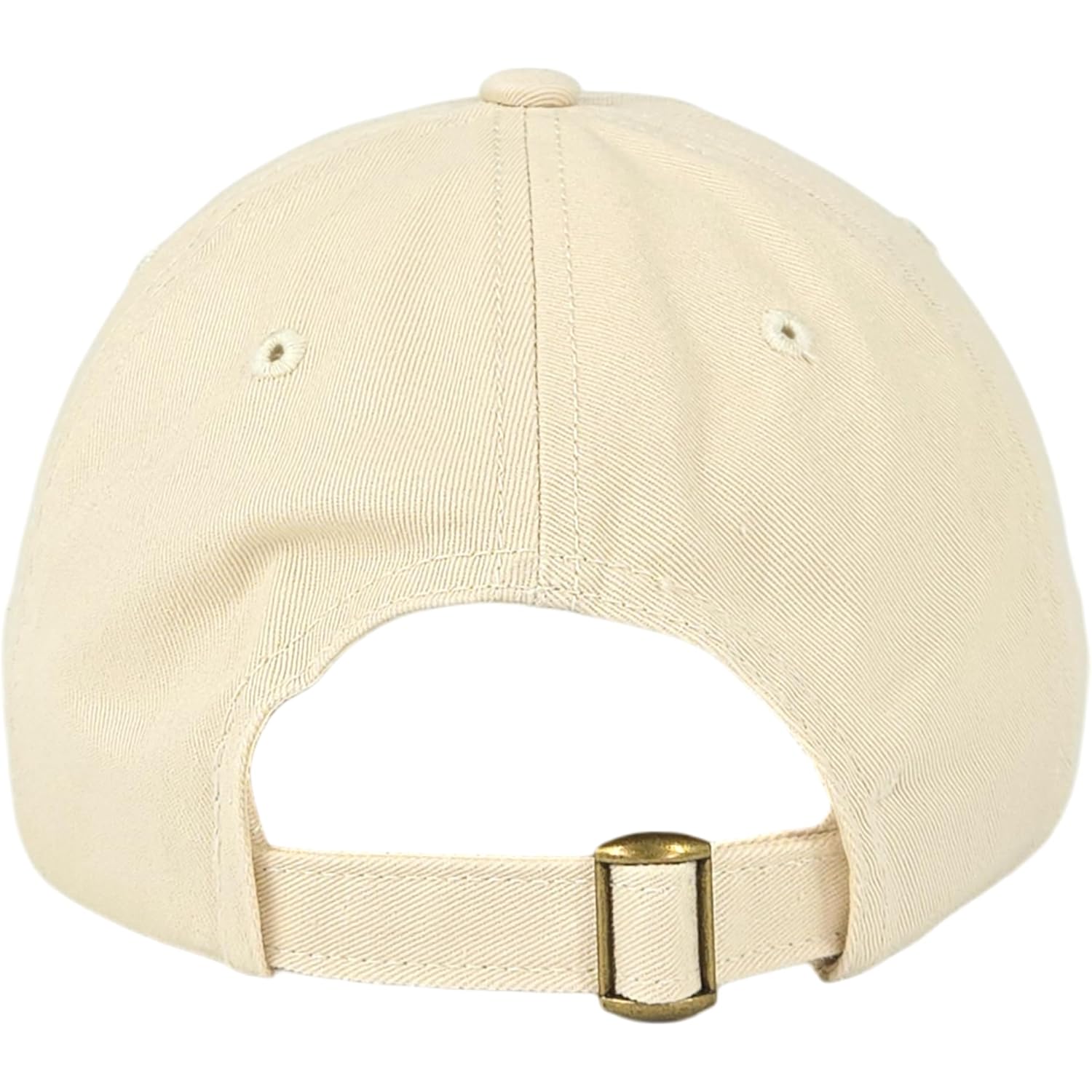 Two Tone Classic Dad Hat – 100% Cotton, Adjustable Metal Buckle Strap, Low-Profile Fit, Baseball Cap Unisex