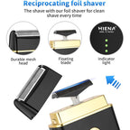 Professional Hair Clippers For Men, Cordless Complete Barber Kit With Electric Hair Clipper T-Blade Beard Trimmer Foil Shaver, Men'S Hair Cutting Grooming Kit, 8 Guide Combs, Barber Or Home