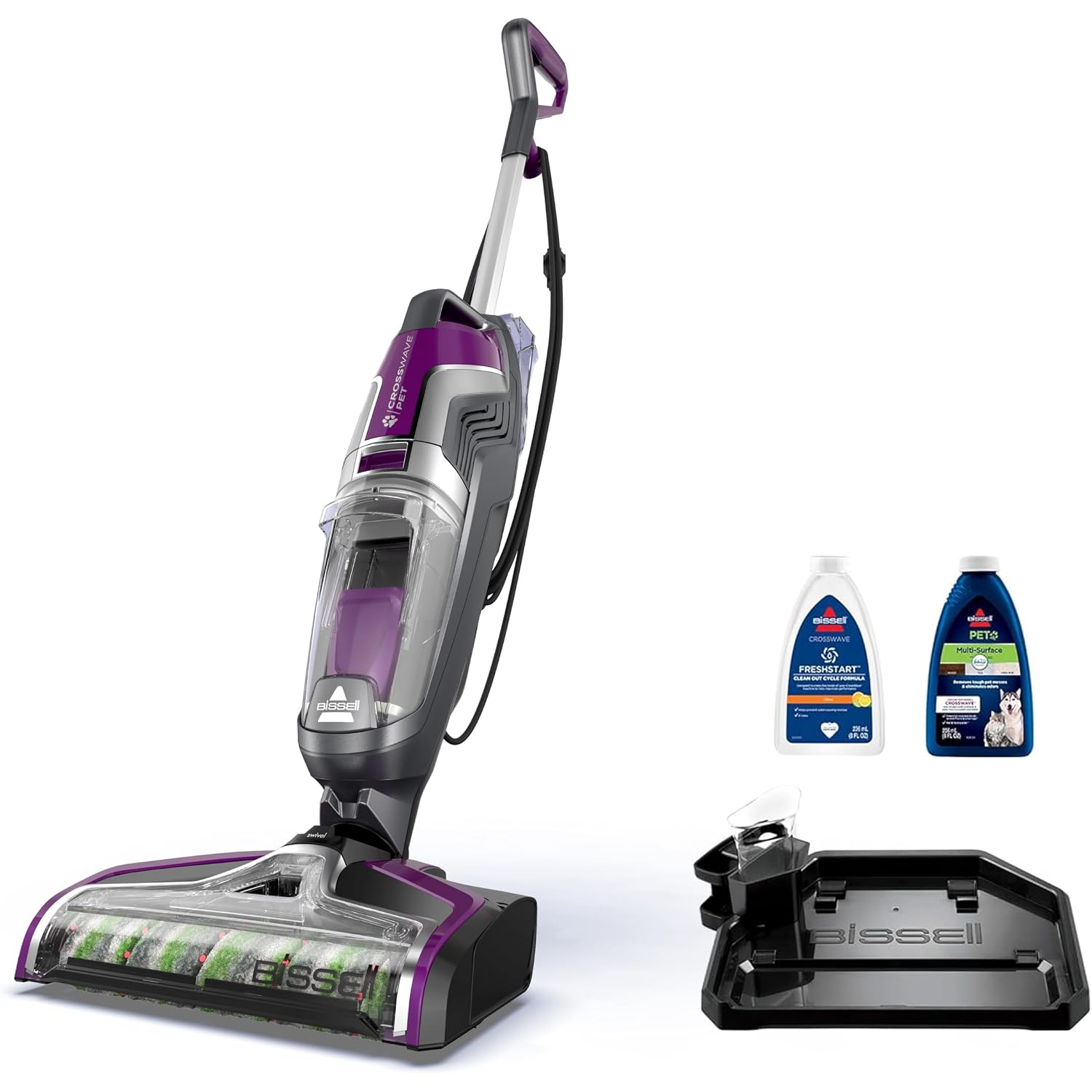 Bissell Crosswave Pet Pro Wet Dry Vacuum Mop, Hard Floors, 2306A