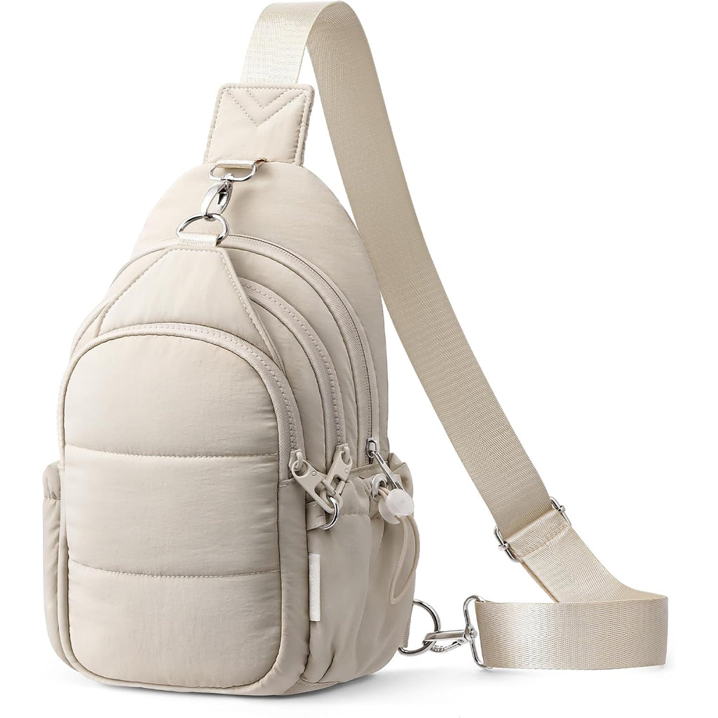 Sling Bag For Women, Anti-Theft Crossbody Bag With Rfid Blocking & Water Bottle Holder For Travel, Water-Resistant