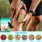 LegRenew Varicose Veins Patch,Professional Relief for Varicose Veins in The Legs，Natural Improvement Spider Veins Patch（2PCS