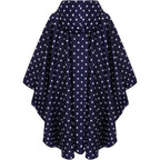 Fashion Hooded Rain Poncho Waterproof Raincoat Jacket With Pocket For Women/Men/Adult