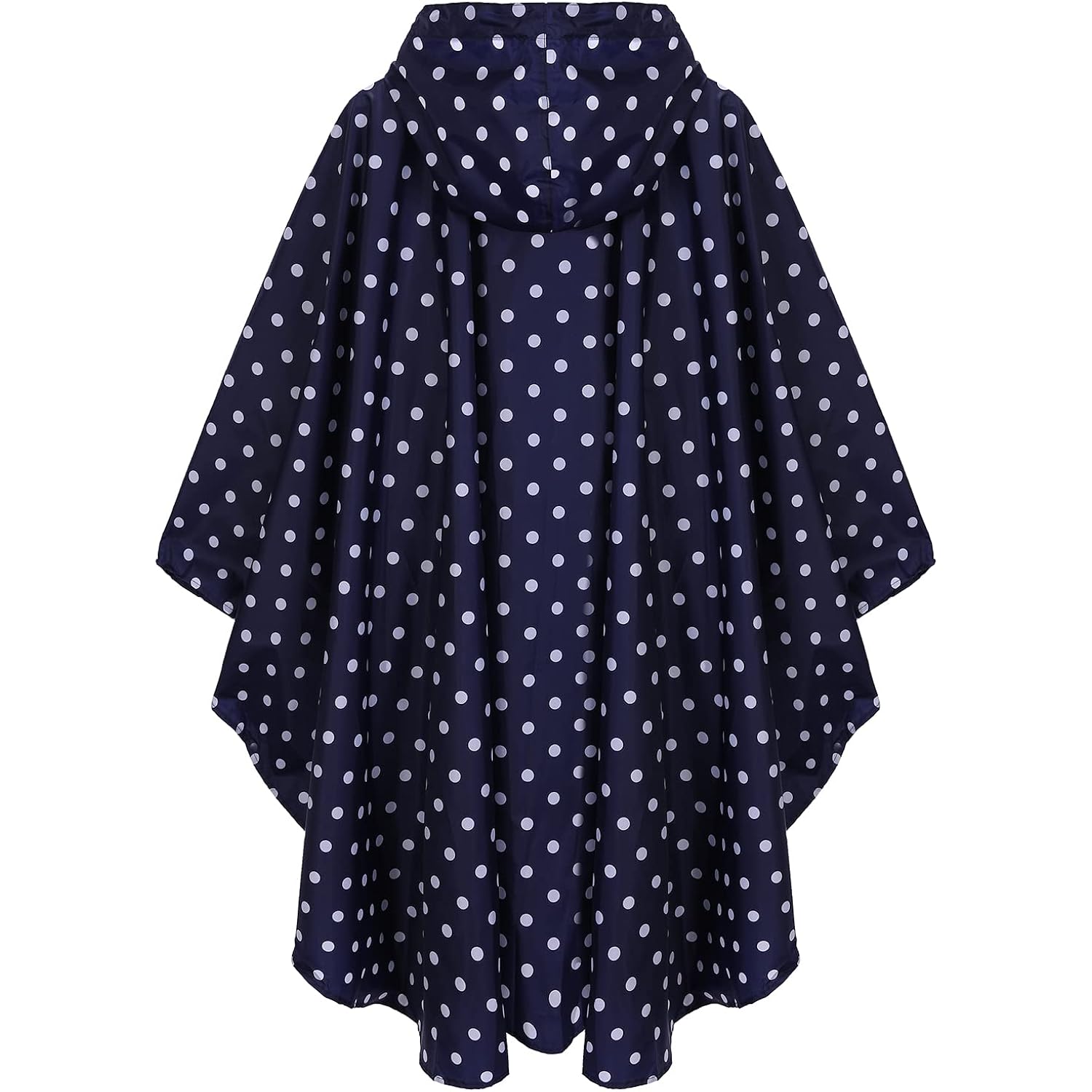 Fashion Hooded Rain Poncho Waterproof Raincoat Jacket With Pocket For Women/Men/Adult
