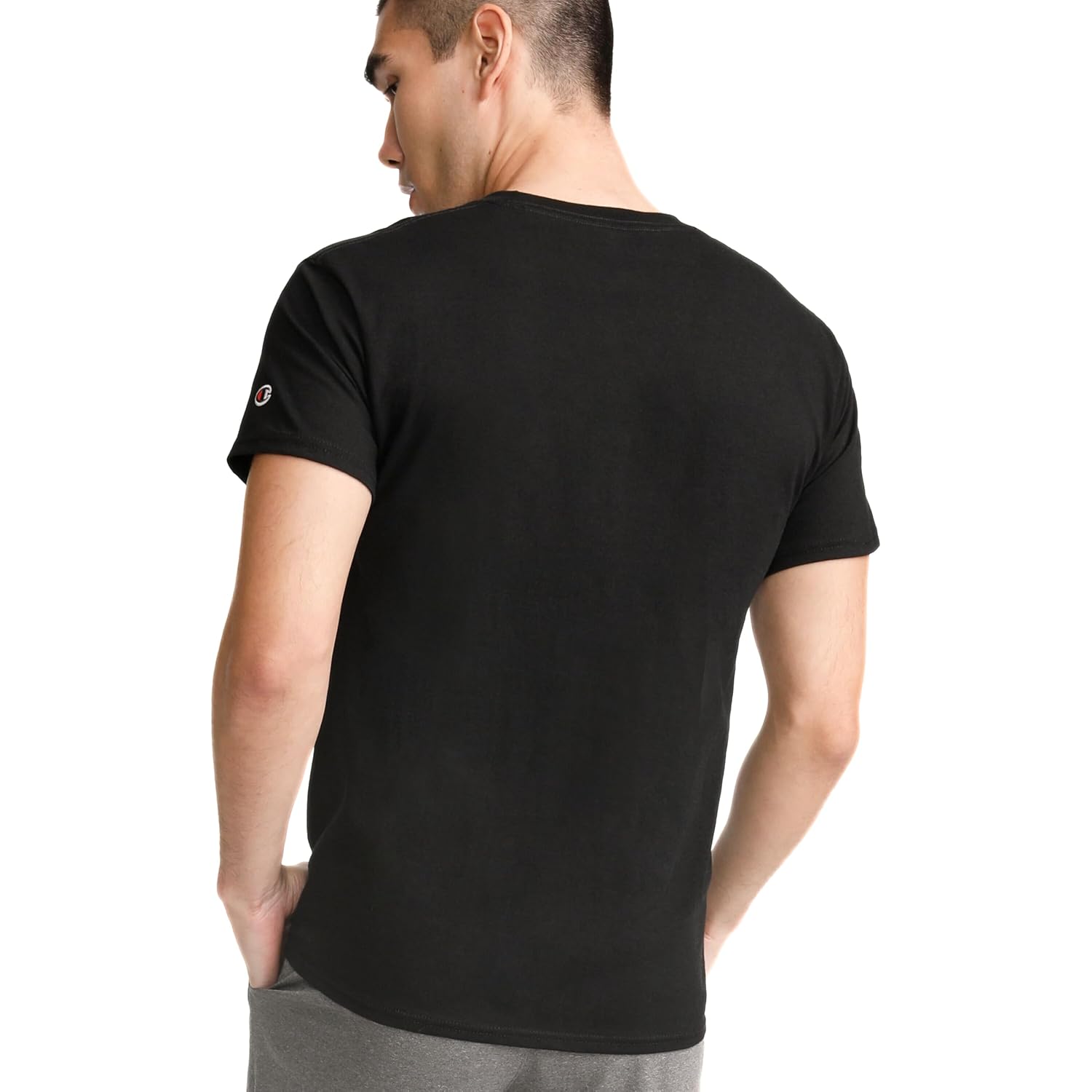 Champion Men'S Classic Short Sleeve T-Shirt, Standard Fit, Midweight 100% Cotton, Available In Regular And Big & Tall