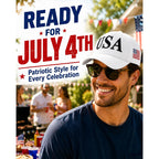 Usa Flag Hat For Men Women - 3D Embroidered Patriotic Baseball Cap, 4Th Of July, 250Th