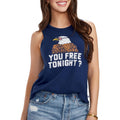 Tipsy Elves Women’s 4th of July Tank Tops Cute Patriotic American Flag Shirt Sleeveless July Fourth Outfits