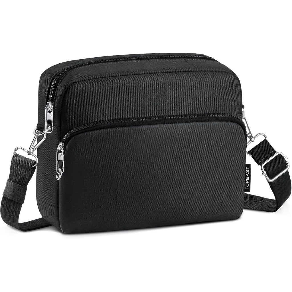 Anti-Theft Crossbody Travel Bag For Women Men, Lightweight Shoulder Bag Classic Design For Trip, Daily Use, Sport