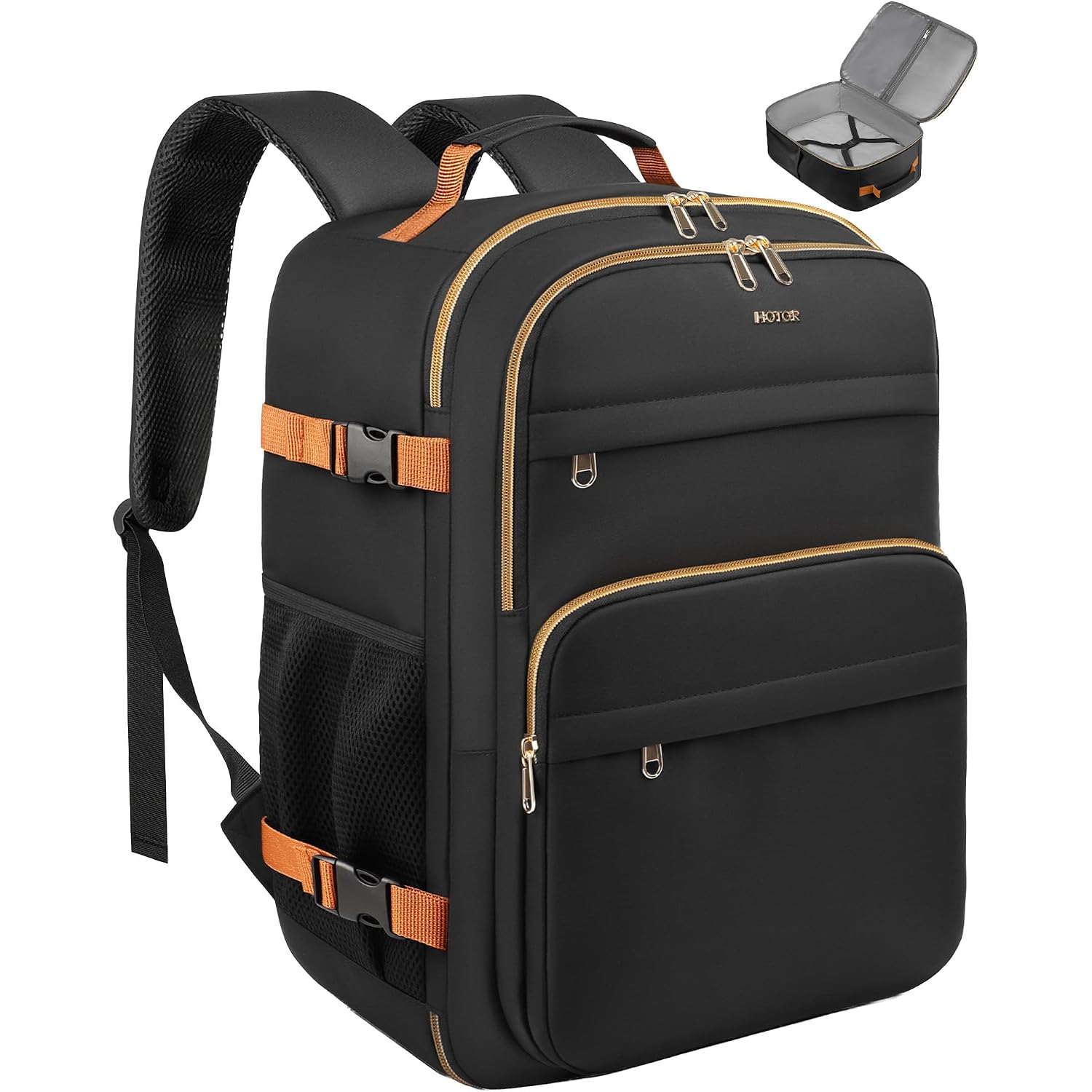 Hotor Travel Backpack Women Flight Approved Carry On Bag | 15.6Inch Laptop Computer Bag Flight Approved Personal Item Travel Bag For Work, Business, College