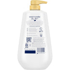 Dove 24Hr Lotion Body Wash Dryness Relief With Jojoba Oil, 30.6 Oz | Moisturizing Body Wash With Micromoisture For Dry Skin