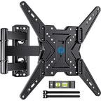 Pipishell Tv Wall Mount For Most 26 32 50 55-60 Inch Tvs, Full Motion Tv Mount With Swivel, Tilt & Extension, Single Stud Wall Mount Bracket Holds Up To 77 Lbs, Max Vesa 400X400Mm, Pimf11