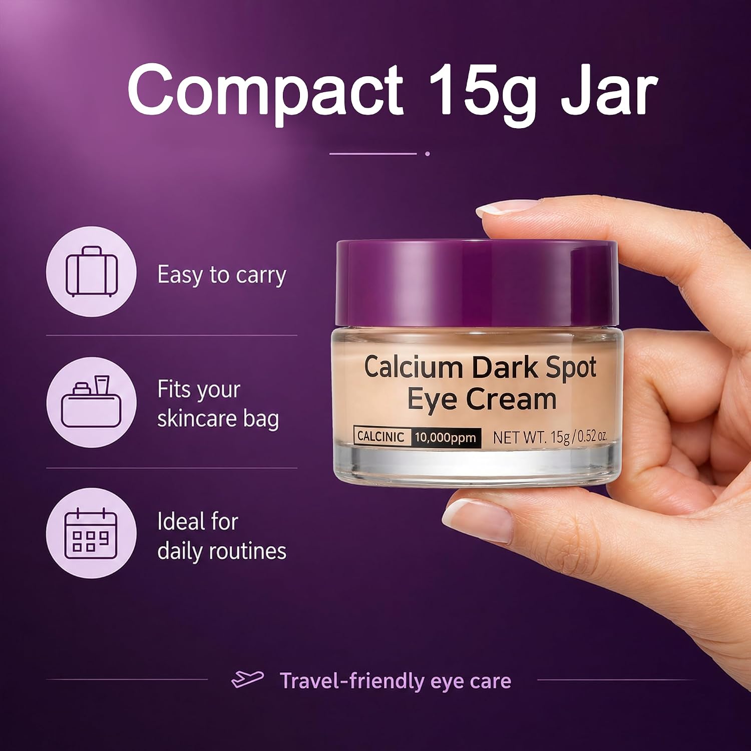 Calcium Dark Spot Eye Cream 2 Pack | Anti-Aging Eye Cream For Dark Circles, Sagging And Elasticity