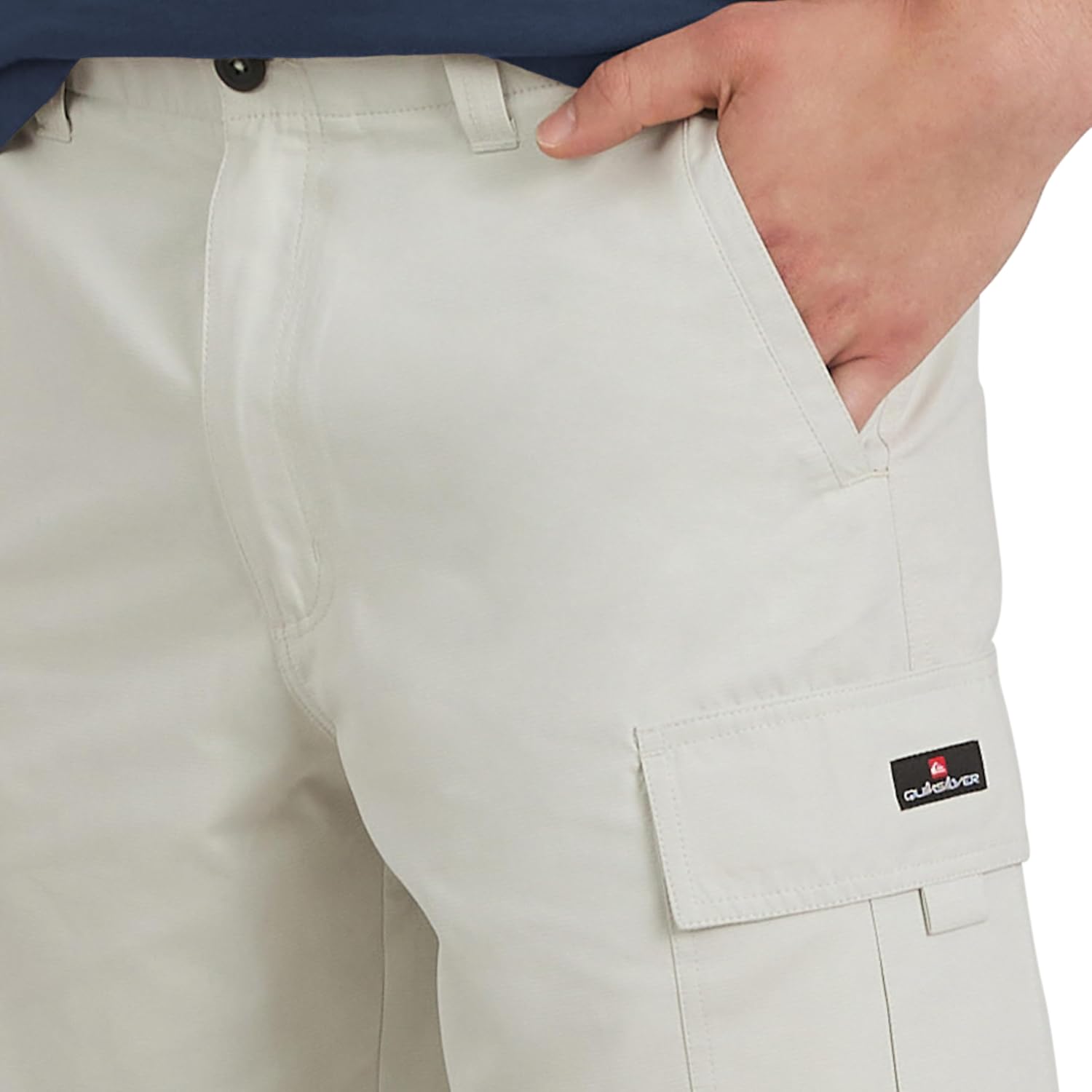 Quiksilver Men'S Regular Fit Fixed Waist Water Friendly Active Hybrid Cargo Shorts (32-42