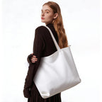 Wllwoo Soft Vegan Leather Tote Bag For Women Large Casual Hobo Handbags Zipper Shoulder Work Daily Weekender Travel Purse