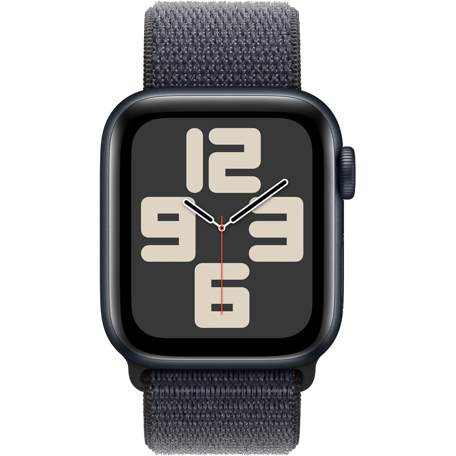 Apple Watch SE (2nd Gen) [GPS 40mm] Smartwatch with Midnight Aluminum Case with Midnight Sport Loop. Fitness & Sleep Tracker, Crash Detection, Heart Rate Monitor, Carbon Neutral