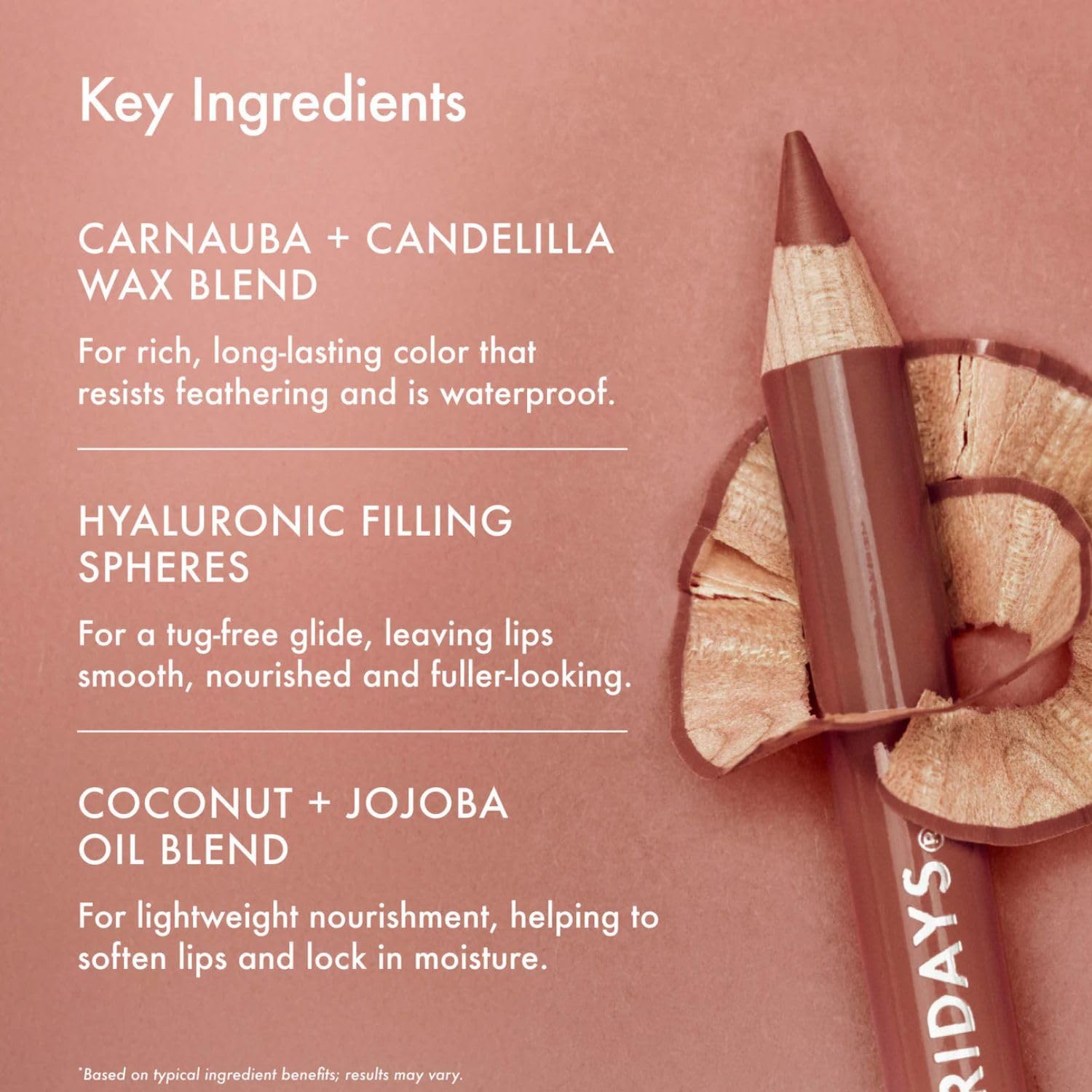 Summer Fridays SoftLine Lip Liner Pencil - Creamy, Long-Lasting Matte Lip Pencil for Sculpted Definition - Skin Care Infused Makeup with Hyaluronic Filling Spheres + Jojoba Oil - Sugar (1.02 g)