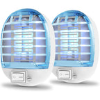 Bug Zapper Indoor, Electronic Fly Trap Insect Killer, Mosquitoes Killer Mosquito Zapper With Blue Lights For Living Room, Home, Kitchen, Bedroom, Baby Room, Office(2 Packs)