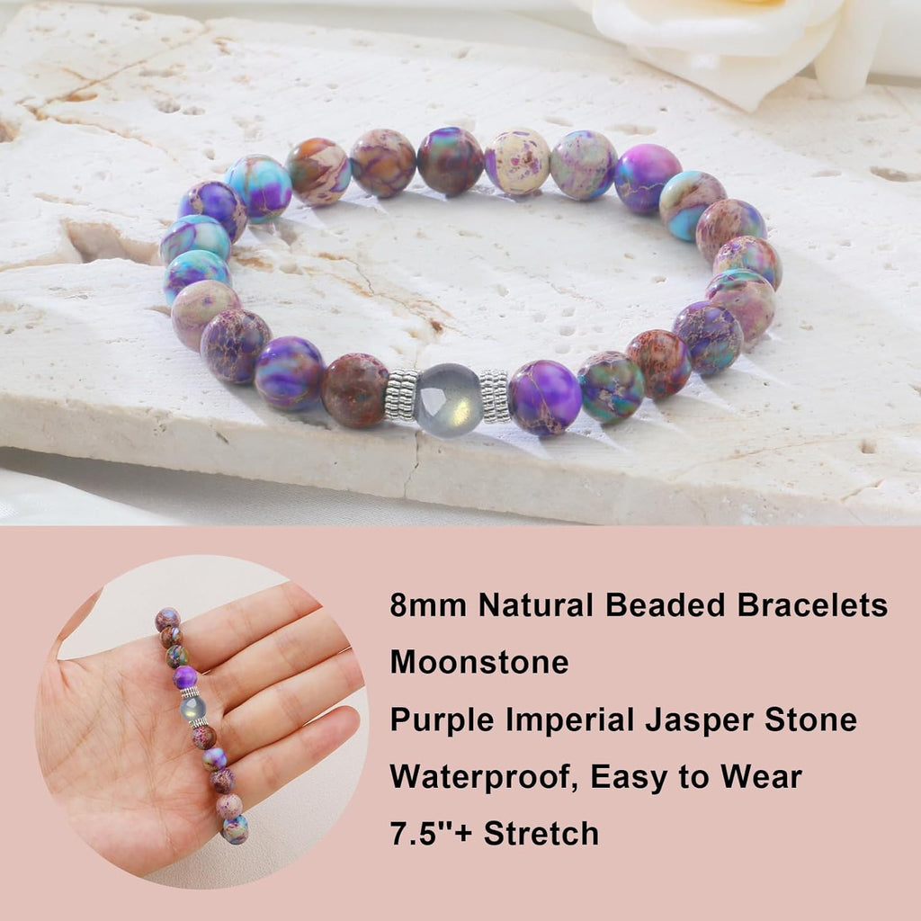 Sereney Mothers Day Gifts for Grandma Mom Bonus Mom, Grandma Bracelet as Grandmother Mothers Day Gifts, Bonus Mother Tree of Life Bracelet as Birthday Gift,Sister Bracelets for Women as Sister Gift