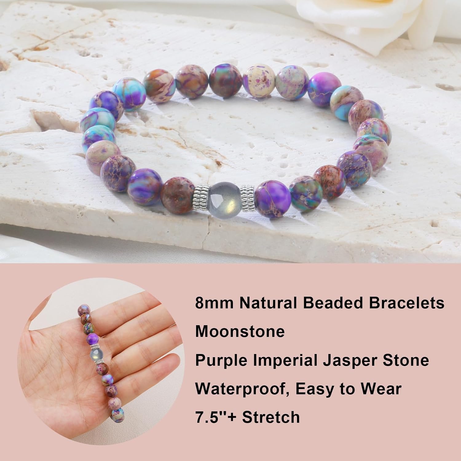 Sereney Mothers Day Gifts for Grandma Mom Bonus Mom, Grandma Bracelet as Grandmother Mothers Day Gifts, Bonus Mother Tree of Life Bracelet as Birthday Gift,Sister Bracelets for Women as Sister Gift