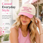 Vintage Canvas Embroidery Funny Hats Put It On My Husband'S Tab Hat Adjustable Baseball Cap For Men Women