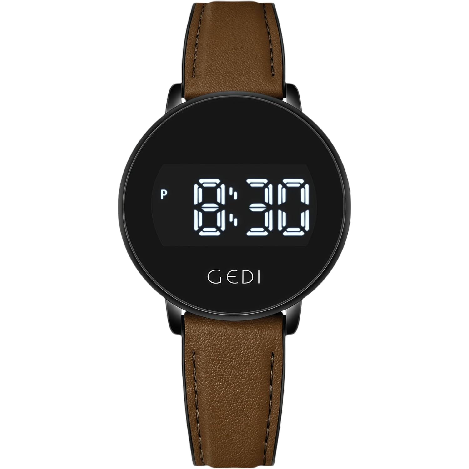 CARLIEN Womens Fashion Sport Digital LED Touch Screen Watch Date Calendar Silicone Band Minimalist Dress Waterproof Ladies Wristwatch