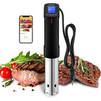 Inkbird Wifi Sous Vide Cooker Isv-100W, 1000 Watts Sous Vide Machine Immersion Circulator With 14 Free Preset Recipes On App & Calibration Function, Thermal Immersion, Fast-Heating With Timer