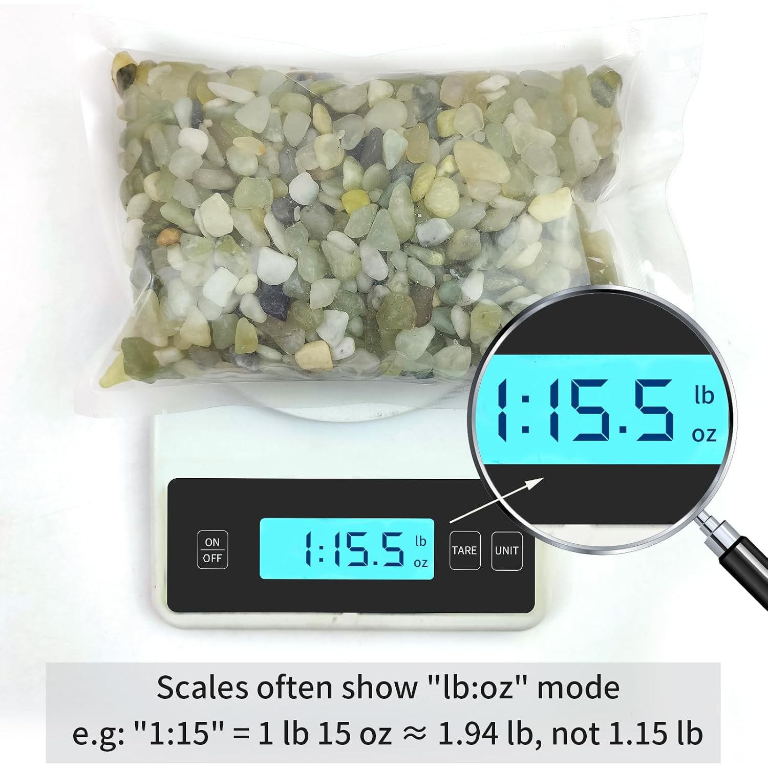 2 Lbs Jade Rocks For Plants Indoor, 3/8 Inch Small Pebbles For Indoor Plants, Decorative Rocks For Succulents Cactus Bamboo Vases Landscaping Drainage And Outdoor Garden Rocks
