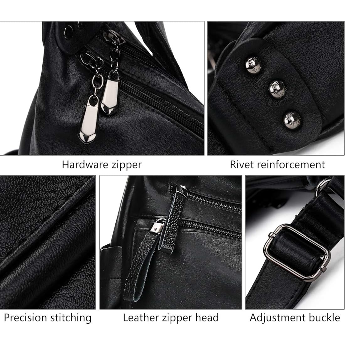 Artwell Fashion Crossbody Bag For Women Shoulder Bag Soft Pu Leather Handbags Purses Multi Pocket Hobo Tote Bag